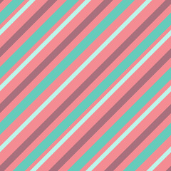 Decorative seamless pattern vector of diagonal lines. Abstract pink oblique stripes pattern. Endless repeat illustration for greeting card, invitation, wallpaper, wrapping paper, fabric, packaging