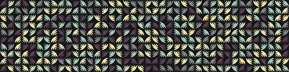 Abstract Geometric Pattern generative computational art illustration