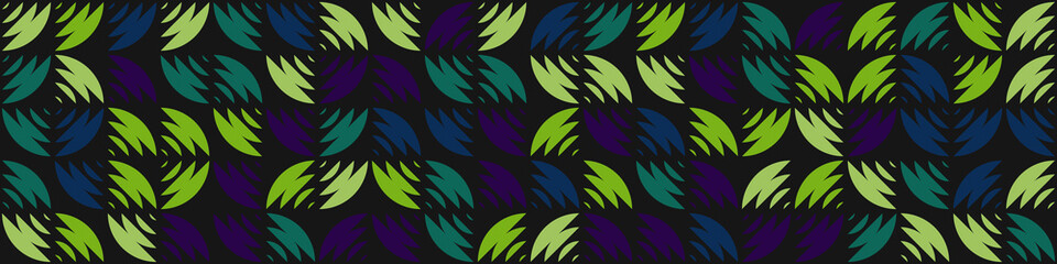 Abstract Geometric Pattern generative computational art illustration