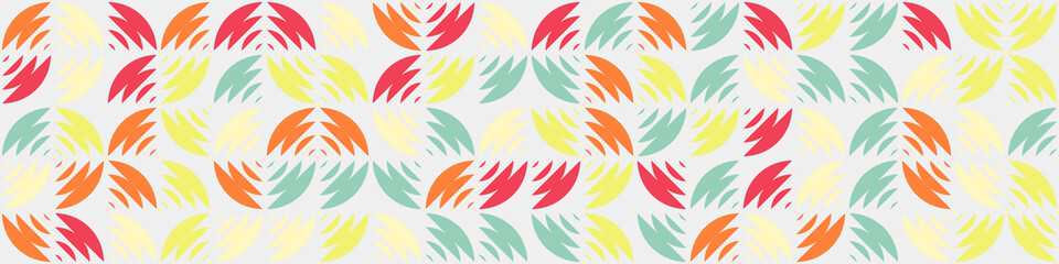 Abstract Geometric Pattern generative computational art illustration