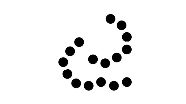 bacillus anthracis glyph icon animation
