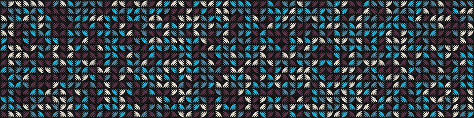 Abstract Geometric Pattern generative computational art illustration