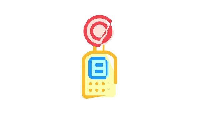 light meter measuring equipment color icon animation