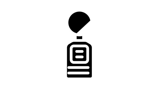 light meter measuring equipment glyph icon animation