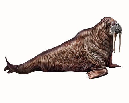 The walrus (Odobenus rosmarus)