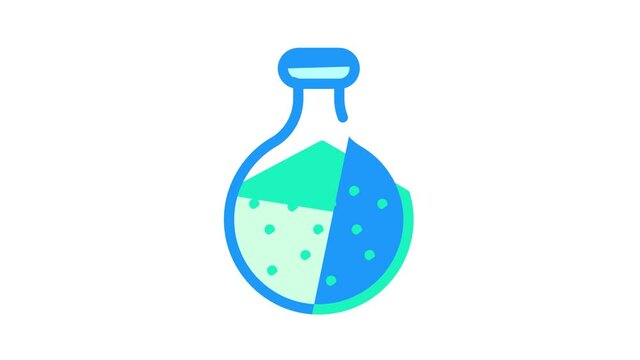 wet meal color icon animation