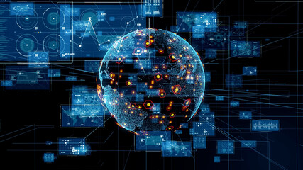 グローバルネットワーク　グラフィカルユーザーインターフェース