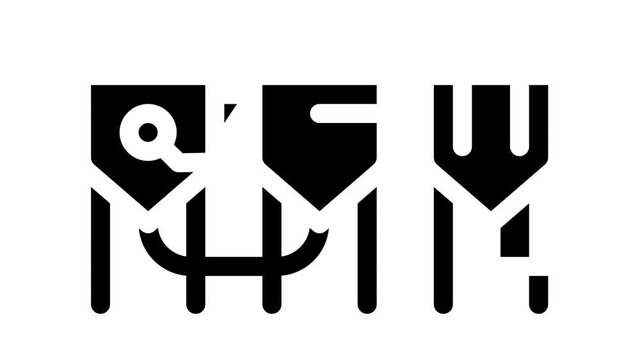 process of neutralization, discoloration and deodorization glyph icon animation