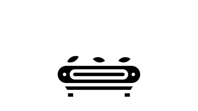 washing machine glyph icon animation