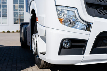 Headlight of truck	