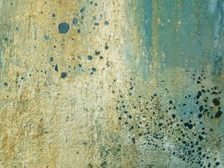 Rust background on blue steel plate for graphic design