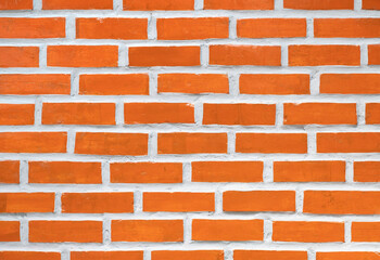 abstract orange brick wall texture background  