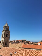 Fototapeta na wymiar View over the old town of Dubrovnik, Croatia