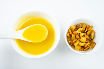 A bowl of golden chanterelle