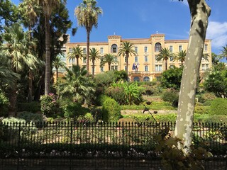 Fototapeta premium Historic government building in Ajaccio, Corsica