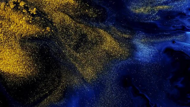 Fluid art. Macro Abstract color moving background close up