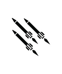missile icon,vector best flat icon.