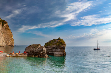 Summer on Island of Sveti Nikola - Budva Riviera, Budva, Montenegro