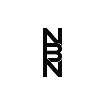 nbn letter original monogram logo design