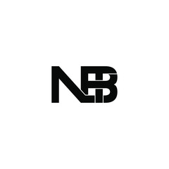 nbt letter original monogram logo design