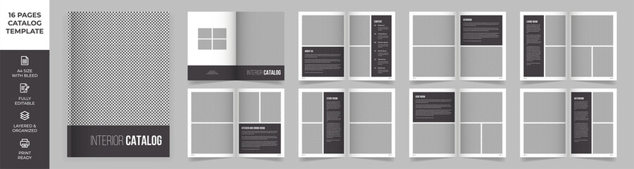 Modern Interior Design Catalog Layout, Product Catalog, Minimal Magazine Design, Brochure Design , Fashion and Multipurpose portfolio, Photo Book Design