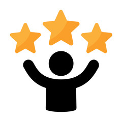 Achievement and Business Goal Success Concept - Creative business and get reward for business success achievement.