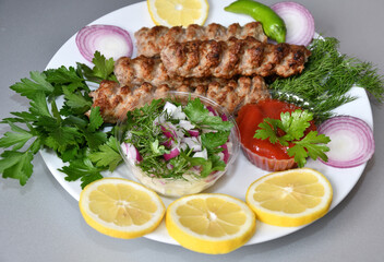 Lula kebab in Mediterranean cuisine