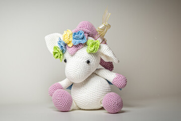 Amigurumi Pegasus out of Wool Bavaria