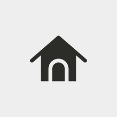 Pet house icon isolated on background. Doghouse symbol modern, simple, vector, icon for website design, mobile app, ui. Vector Illustration