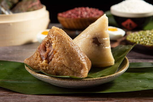 Dragon Boat Festival Chinese rice dumpling meat zongzi