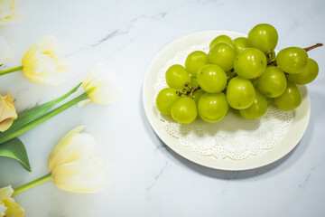 delicious grape named Shine Muscat