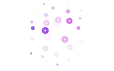 Light Purple, Pink vector backdrop with dots.