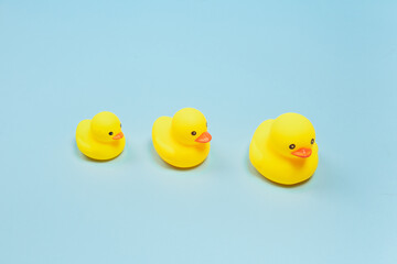 Child's toy  duckling,children's day background
