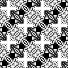 Design seamless monochrome grating zigzag pattern