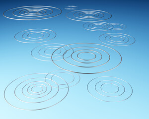 波紋_03_ブルー