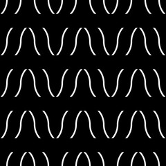 Design seamless monochrome zigzag pattern