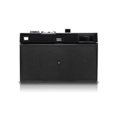 Retro film camera isolated on white background. 