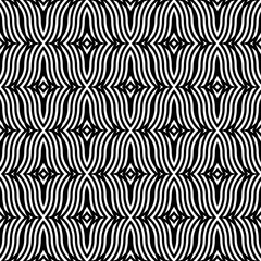 Design seamless monochrome zigzag pattern