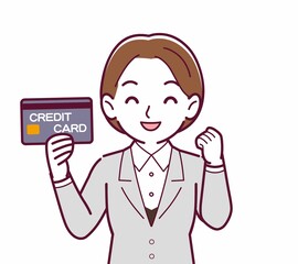 新人の会社員の女性