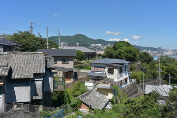 長崎南山手の街並み
