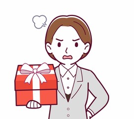 新人の会社員の女性