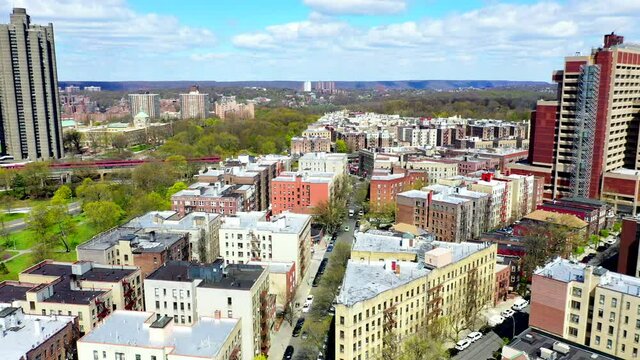 Scenic Pan View of the Bronx, New York