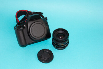 camera lens close up