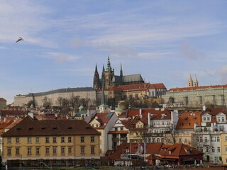 View of the city of Prague in all its glory, Czech Republic.
