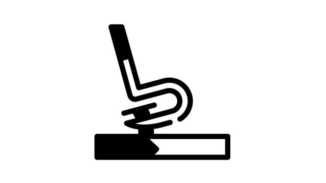 nail puller black icon animation