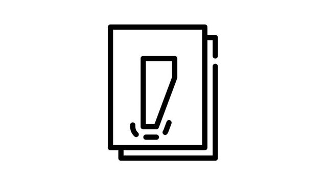 sewing pattern black icon animation