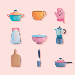 cookware nine icons