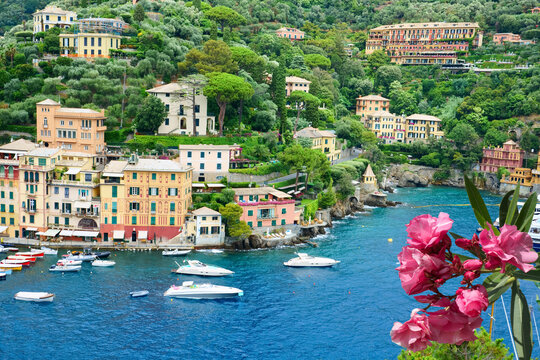 Picturesque  village Portofino, Genoa, Italy