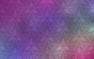 Light Multicolor vector background with triangles.