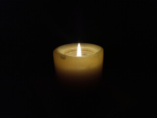 candle in the dark